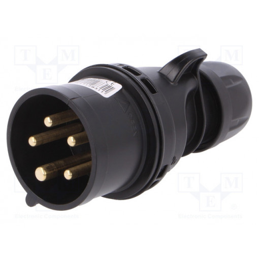 015-6X; Connector: AC supply 3-phase; plug; male; 16A; 400VAC; IP44; PIN: 5; PCE 015-6X; Connector: AC supply 3-phase; plug; male; 16A; 400VAC; IP44; PIN: 5; PCE