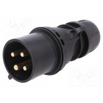 024-6X; Connector: AC supply 3-phase; plug; male; 32A; 400VAC; IP44; PIN: 4; PCE 024-6X; Connector: AC supply 3-phase; plug; male; 32A; 400VAC; IP44; PIN: 4; PCE