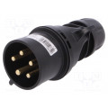 025-6X; Connector: AC supply 3-phase; plug; male; 32A; 400VAC; IP44; PIN: 5; PCE 025-6X; Connector: AC supply 3-phase; plug; male; 32A; 400VAC; IP44; PIN: 5; PCE