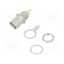 031-221-RFX; Socket; BNC; female; straight; 50Ω; soldering; for panel mounting; AMPHENOL 031-221-RFX; Socket; BNC; female; straight; 50Ω; soldering; for panel mounting; AMPHENOL