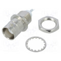 031-236; Socket; BNC; female; straight; 50Ω; soldering; for panel mounting; AMPHENOL 031-236; Socket; BNC; female; straight; 50Ω; soldering; for panel mounting; AMPHENOL