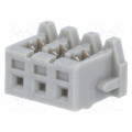 03KR-6H-P; Plug; IDC; female; KR; 2mm; PIN: 3; for cable; 100V; 1A; Layout: 1x3; JST 03KR-6H-P; Plug; IDC; female; KR; 2mm; PIN: 3; for cable; 100V; 1A; Layout: 1x3; JST