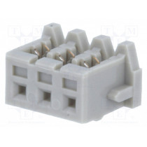 03KR-6H-P; Plug; IDC; female; KR; 2mm; PIN: 3; for cable; 100V; 1A; Layout: 1x3; JST 03KR-6H-P; Plug; IDC; female; KR; 2mm; PIN: 3; for cable; 100V; 1A; Layout: 1x3; JST