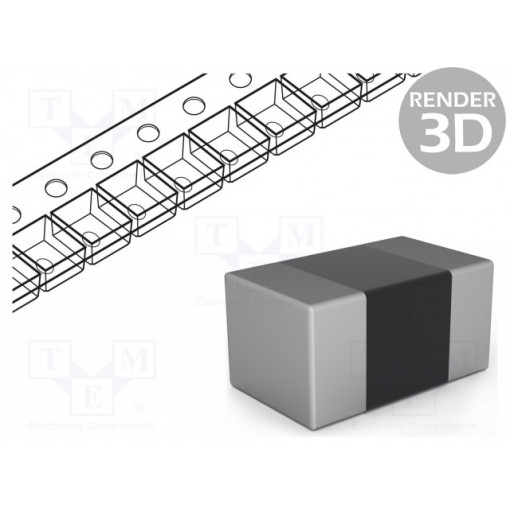 04025C102KAT2A; Capacitor: ceramic; MLCC; 1nF; 50V; X7R; ±10%; SMD; 0402; AVX