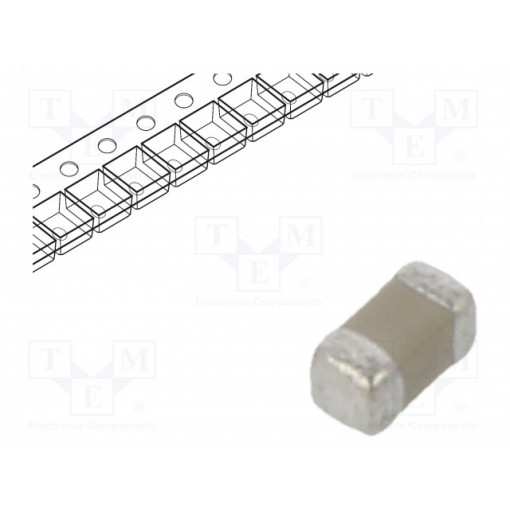 0402B101K500CT; Capacitor: ceramic; 100pF; 50V; X7R; ±10%; 0402; WALSIN 0402B101K500CT; Capacitor: ceramic; 100pF; 50V; X7R; ±10%; 0402; WALSIN
