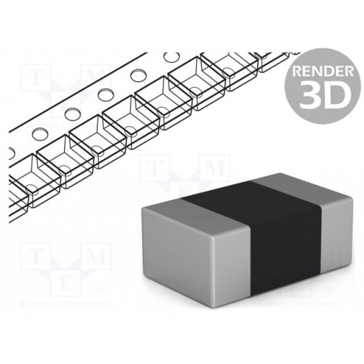 0402B104K100CT; Capacitor: ceramic; 100nF; 10V; X7R; ±10%; 0402; WALSIN 0402B104K100CT; Capacitor: ceramic; 100nF; 10V; X7R; ±10%; 0402; WALSIN