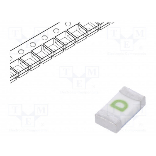 0437.250WR; Fuse: fuse; quick blow; 250mA; SMD; ceramic; Case: 1206; 437; LITTELFUSE