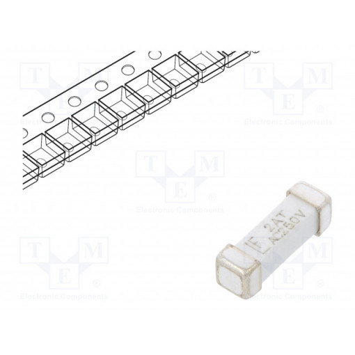 0443002.DR; Fuse: fuse; time-lag; 2A; 250VAC; SMD; ceramic; 10,1x3,1x3,25mm; LITTELFUSE 0443002.DR; Fuse: fuse; time-lag; 2A; 250VAC; SMD; ceramic; 10,1x3,1x3,25mm; LITTELFUSE