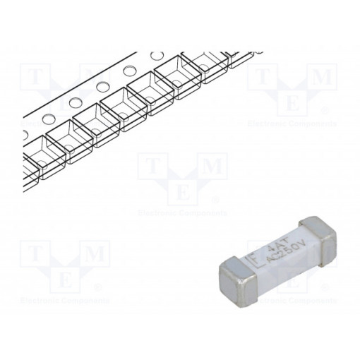 0443004.DR; Fuse: fuse; time-lag; 4A; 250VAC; SMD; ceramic; 10,1x3,1x3,25mm; LITTELFUSE 0443004.DR; Fuse: fuse; time-lag; 4A; 250VAC; SMD; ceramic; 10,1x3,1x3,25mm; LITTELFUSE