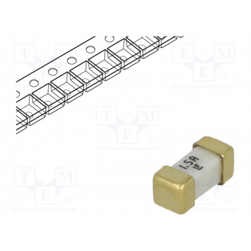 044801.5MR; Fuse: fuse; ultra rapid; 1.5A; 125V; SMD; ceramic; Case: 2410; 448; LITTELFUSE 044801.5MR; Fuse: fuse; ultra rapid; 1.5A; 125V; SMD; ceramic; Case: 2410; 448; LITTELFUSE