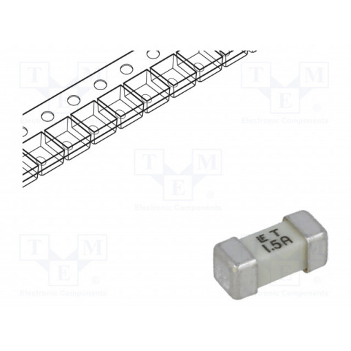 045401.5MR; Fuse: fuse; time-lag; 1.5A; 125V; SMD; ceramic; Case: 2410; 454; LITTELFUSE 045401.5MR; Fuse: fuse; time-lag; 1.5A; 125V; SMD; ceramic; Case: 2410; 454; LITTELFUSE