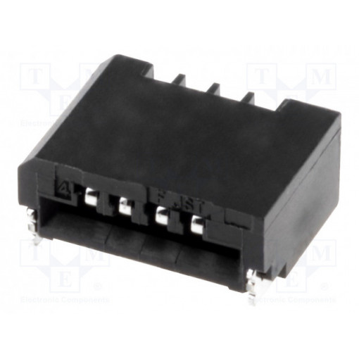 04FMN-SMT-A-TF; Connector: FFC (FPC); horizontal; PIN: 4; NON-ZIF; SMT; 0.5A; 1mm; JST