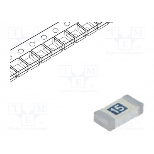 0501015.WR; Fuse: fuse; quick blow; 15A; 32VDC; SMD; ceramic; Case: 1206; 501; LITTELFUSE 0501015.WR; Fuse: fuse; quick blow; 15A; 32VDC; SMD; ceramic; Case: 1206; 501; LITTELFUSE