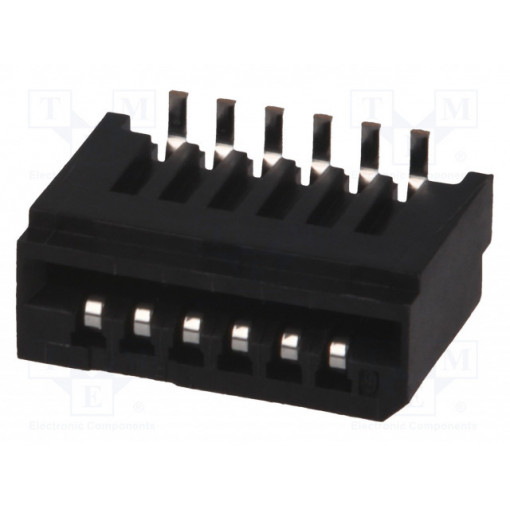 06FMN-BMT-A-TF; Connector: FFC (FPC); vertical; PIN: 6; NON-ZIF; SMT; 0.5A; -25÷85°C; JST