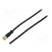 0800 03 300 5M; Connection lead; M8; PIN: 3; straight; 5m; plug; 50VAC; 4A; -25÷80°C; LUTRONIC 0800 03 300 5M; Connection lead; M8; PIN: 3; straight; 5m; plug; 50VAC; 4A; -25÷80°C; LUTRONIC