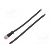 0800 04 301 2M; Connection lead; M8; PIN: 4; straight; 2m; plug; 50VAC; 4A; -25÷80°C; LUTRONIC 0800 04 301 2M; Connection lead; M8; PIN: 4; straight; 2m; plug; 50VAC; 4A; -25÷80°C; LUTRONIC