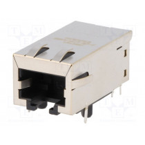 0813-1X1T-57-F; Socket; RJ45; PIN: 8; shielded,with isolation transformer,PoE; BEL FUSE 0813-1X1T-57-F; Socket; RJ45; PIN: 8; shielded,with isolation transformer,PoE; BEL FUSE