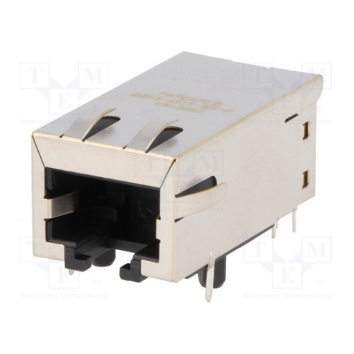 0813-1X1T-57-F; Socket; RJ45; PIN: 8; shielded,with isolation transformer,PoE; BEL FUSE 0813-1X1T-57-F; Socket; RJ45; PIN: 8; shielded,with isolation transformer,PoE; BEL FUSE
