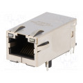 0826-1X1T-23-F; Socket; RJ45; PIN: 8; shielded,with LED; Layout: 8p8c; THT; angled; BEL FUSE 0826-1X1T-23-F; Socket; RJ45; PIN: 8; shielded,with LED; Layout: 8p8c; THT; angled; BEL FUSE
