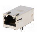 0826-1X1T-GJ-F; Socket; RJ45; PIN: 8; shielded,with LED; Layout: 8p8c; THT; angled; BEL FUSE 0826-1X1T-GJ-F; Socket; RJ45; PIN: 8; shielded,with LED; Layout: 8p8c; THT; angled; BEL FUSE