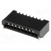 08FMN-SMT-A-TF; Connector: FFC (FPC); horizontal; PIN: 8; NON-ZIF; SMT; 0.5A; 1mm; JST