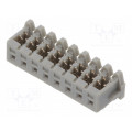 08KR-6H-P; Plug; IDC; female; KR; 2mm; PIN: 8; for cable; 100V; 1A; Layout: 1x8; JST 08KR-6H-P; Plug; IDC; female; KR; 2mm; PIN: 8; for cable; 100V; 1A; Layout: 1x8; JST