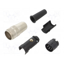 09 0321 00 06; Connector: M16; plug; male; soldering; for cable; PIN: 6; 5A; 250V; BINDER