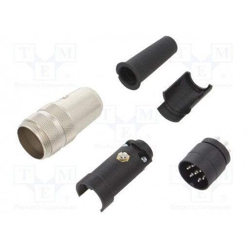 09 0325 00 07; Connector: M16; plug; male; soldering; for cable; PIN: 7; 5A; 125V; BINDER