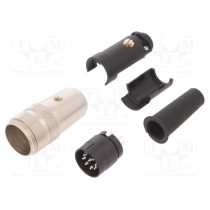 09 0571 00 08; Connector: M16; plug; male; soldering; for cable; PIN: 8; 5A; 60V; BINDER