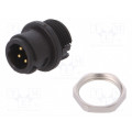 09 0981 00 04; Socket; Connector: circular; 710; male; PIN: 4; unshielded; 3A; IP40; BINDER 09 0981 00 04; Socket; Connector: circular; 710; male; PIN: 4; unshielded; 3A; IP40; BINDER