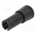 09 9747 70 03; Plug; Connector: circular; 719; male; PIN: 3; unshielded; 3A; IP40; BINDER 09 9747 70 03; Plug; Connector: circular; 719; male; PIN: 3; unshielded; 3A; IP40; BINDER