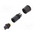 09 9764 70 04; Plug; Connector: circular; 719; female; PIN: 4; unshielded; 3A; IP40; BINDER 09 9764 70 04; Plug; Connector: circular; 719; female; PIN: 4; unshielded; 3A; IP40; BINDER