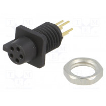 09 9792 20 05; Socket; Connector: circular; 709/719; female; PIN: 5; gold-plated; BINDER