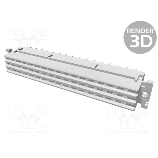 09062326835; Plug; DIN 41612; type F; female; PIN: 32; b+z; THT; straight; 6A; HARTING