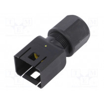 09100000400; Enclosure: for HAN 1A; Han 1A; for cable; straight; HARTING