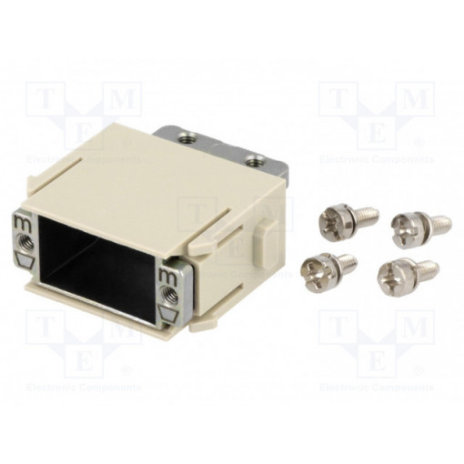 09140009930; Connector: HAN; module; male; Han Modular D-Sub; straight; 5A; 50V; HARTING