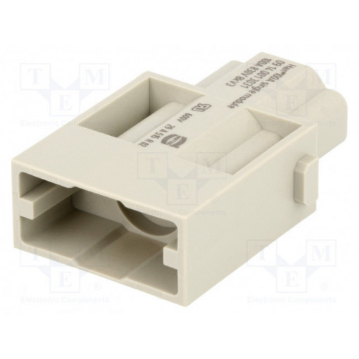 09140013031; Connector: rectangular; module; female; Han Modular 100A; PIN: 1; HARTING