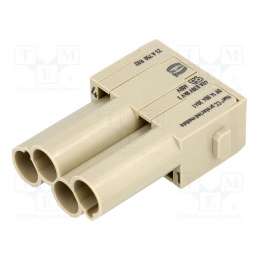 09140043041; Connector: HAN; module; male; Han Modular CC Protected; PIN: 4; HARTING