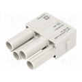 09140043141; Connector: HAN; module; female; Han Modular CC Protected; PIN: 4; HARTING 09140043141; Connector: HAN; module; female; Han Modular CC Protected; PIN: 4; HARTING