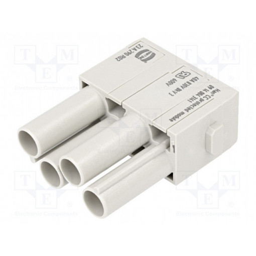 09140043141; Connector: HAN; module; female; Han Modular CC Protected; PIN: 4; HARTING
