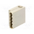 09140052601; Connector: HDC; module; male; Han Modular; PIN: 5; screw terminal; HARTING 09140052601; Connector: HDC; module; male; Han Modular; PIN: 5; screw terminal; HARTING