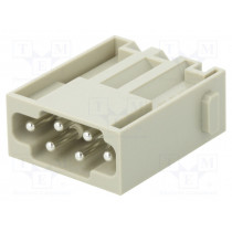 09140062633; Connector: HDC; module; male; Han Modular; PIN: 6; 16A; 500V; HARTING