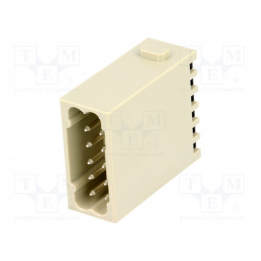 09140122632; Connector: HAN; module; male; Quick Lock; PIN: 12; snap-on; 10A; 250V; HARTING