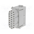09140253101; Connector: HAN; module; female; Han Modular High Density; PIN: 25; HARTING 09140253101; Connector: HAN; module; female; Han Modular High Density; PIN: 25; HARTING