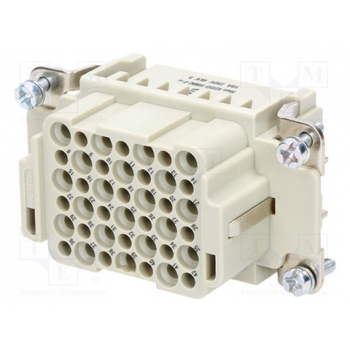 09162423101; Connector: rectangular; female; Han DD HMC; PIN: 42; size 10B; 250V; HARTING