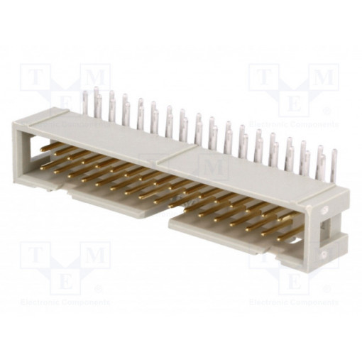 09185346323; Socket; IDC; male; PIN: 34; angled 90°; THT; 2.54mm; Layout: 2x17; HARTING