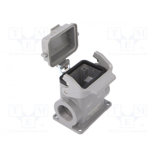 09300060297; Enclosure: for rectangular connectors; Han; size 6B; with latch; HARTING