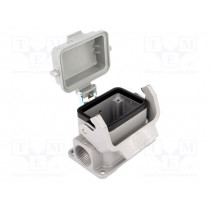 09300061296; Enclosure: for Han connectors; Han; size 6B; with latch; PG16; HARTING