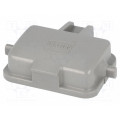 09300065410; Protection cover; Han; size 6B; for latch; plastic; Pitch: 44x27mm; HARTING
