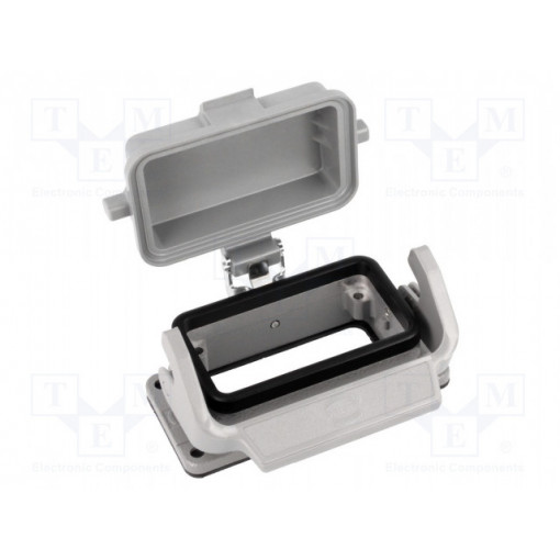 09300100303; Enclosure: for rectangular connectors; Han; size 10B; with latch; HARTING